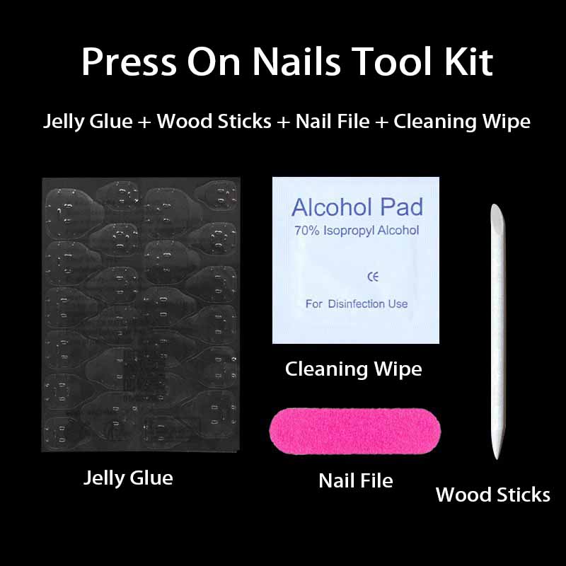 Nail Art Quotes - 1 Juego de pestañas adhesivas para