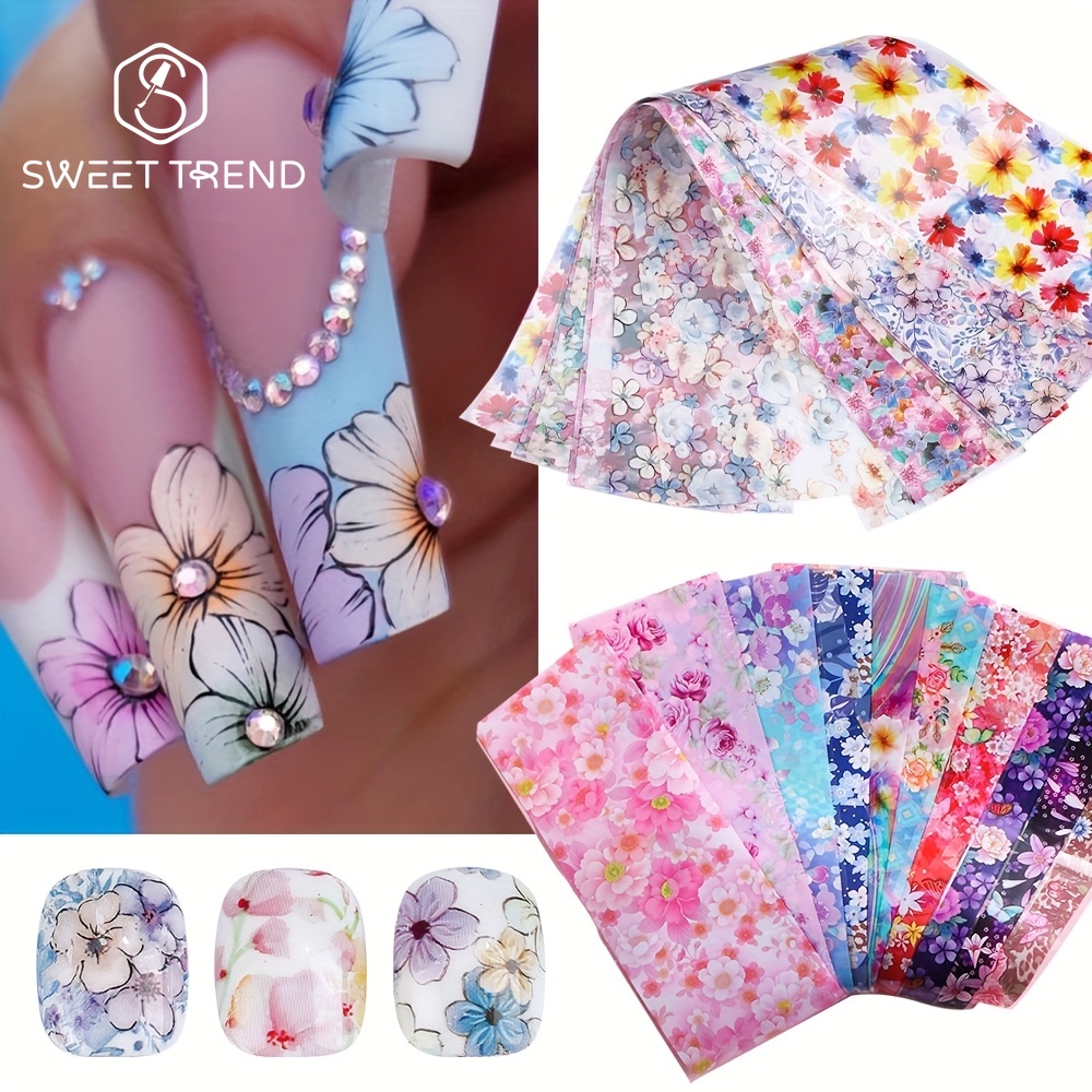 Nail Art Quotes - 20 piezas de papel de transferencia