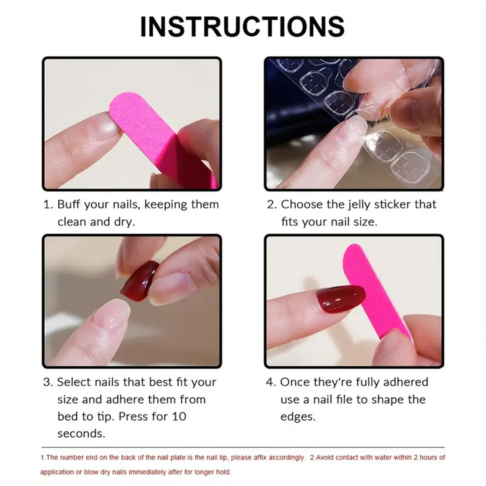 24 Uds. De uñas postizas brill - Nail Art Cat Eye Pink reseña y precio