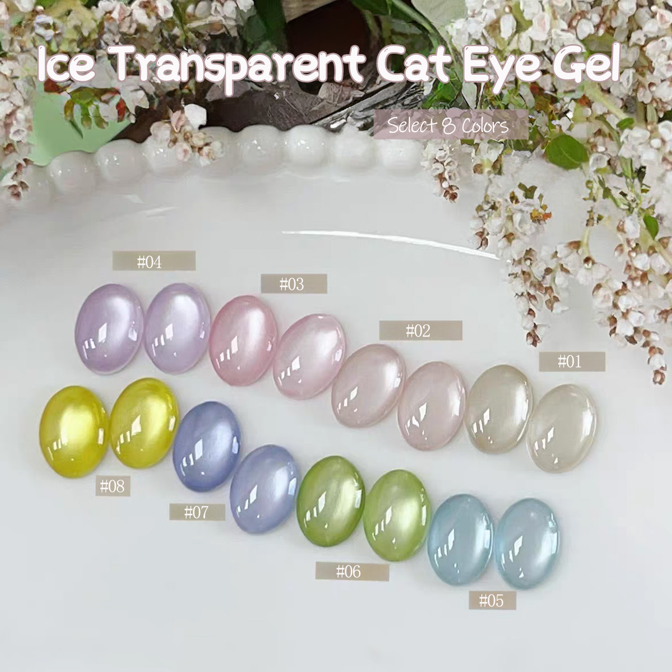 1 unidad de esmalte de uñas en - Nail Art Cat Eye Pink reseña y precio