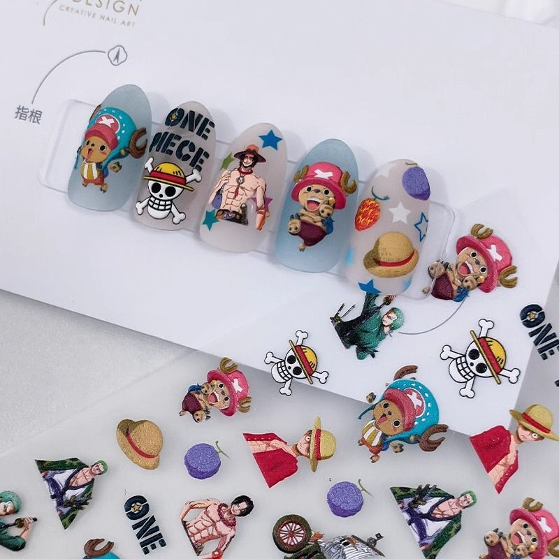 Nuevo mono de una pieza · D ·  - Nail Art Zoro One Piece reseña y precio