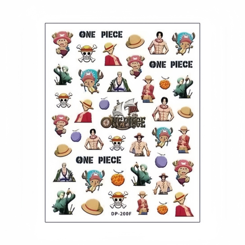 One Piece Luffy Zoro Chopper:  - Nail Art Zoro One Piece reseña y precio