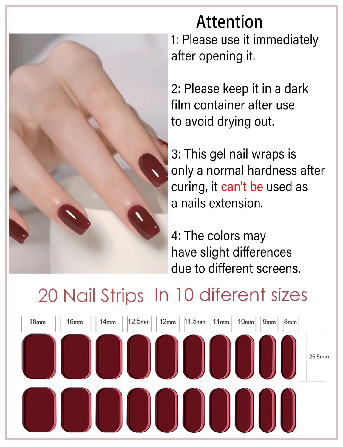 20/22 puntas de Gel semicurado - Nail Art Xmas Design reseña y precio