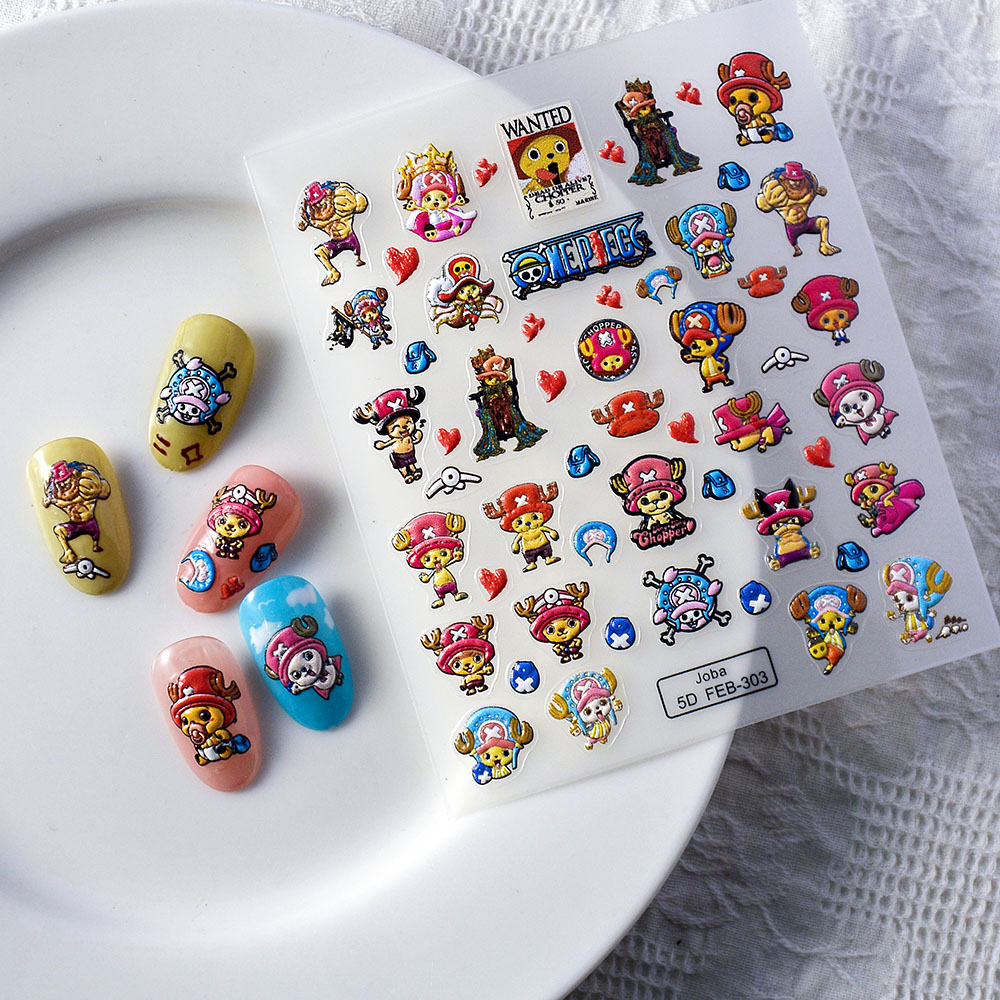 1PCS Pegatinas de Uñas de Anim - Nail Art Zoro One Piece reseña y precio