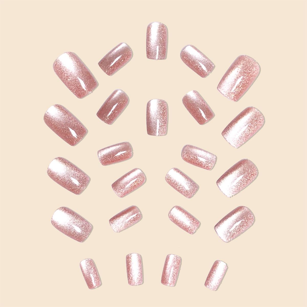 Tendencia de moda mujeres niña - Nail Art Cat Eye Pink reseña y precio