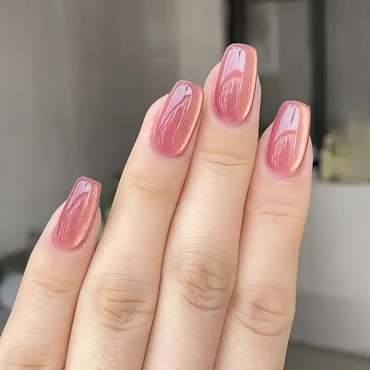 24 uds/30 Uds uñas postizas de - Nail Art Cat Eye Pink reseña y precio
