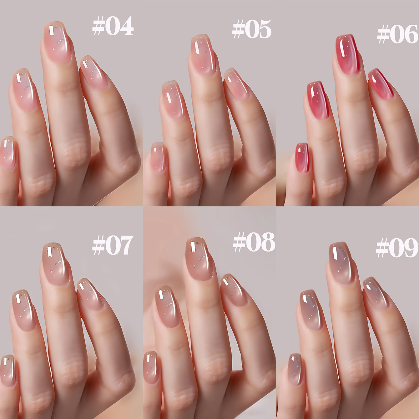SHAKA 1-12 piezas Esmalte de U - Nail Art Cat Eye Pink reseña y precio