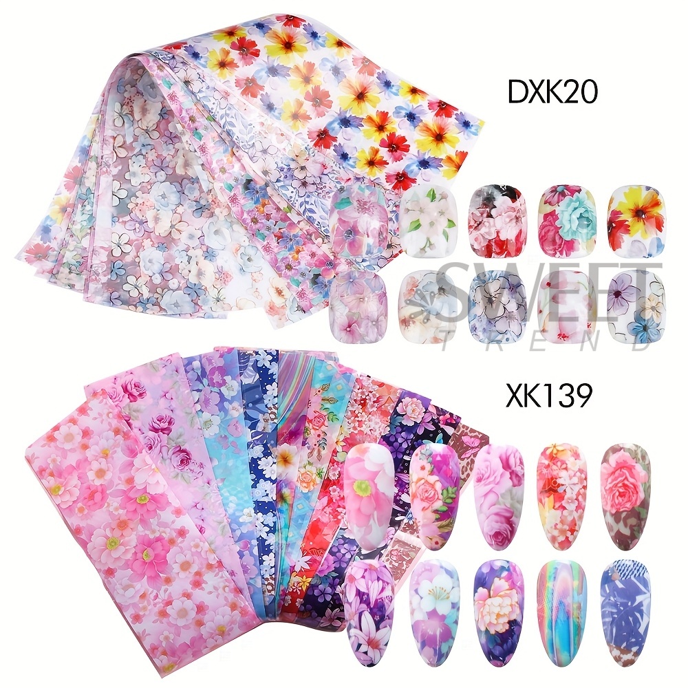 20 piezas de papel de transfer - Nail Art Quotes reseña y precio