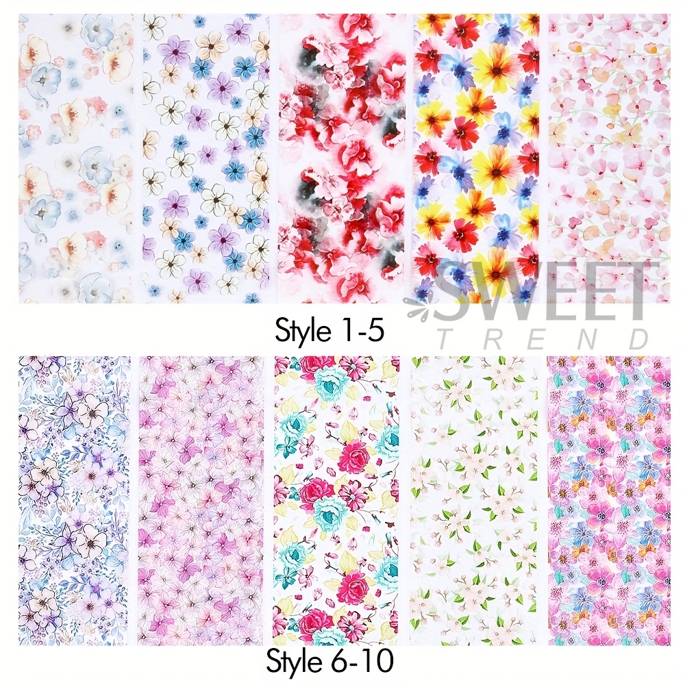 20 piezas de papel de transfer - Nail Art Quotes reseña y precio