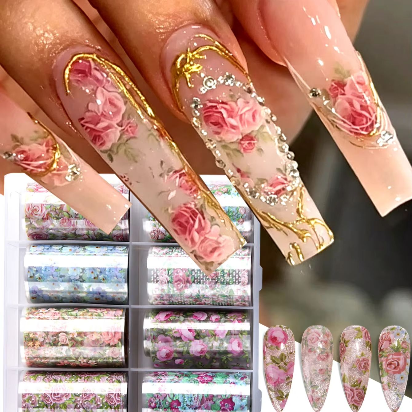 10 pegatinas de transferencia  - Nail Art Quotes reseña y precio