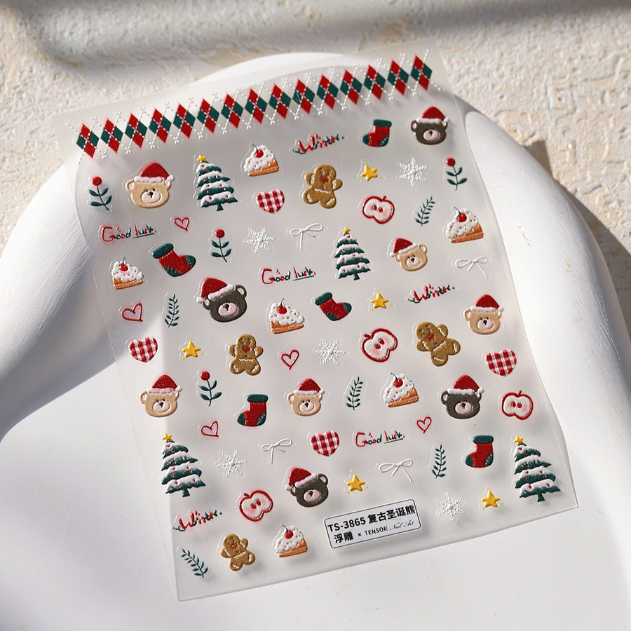 Lindas pegatinas para uñas de  - Nail Art Xmas Design reseña y precio