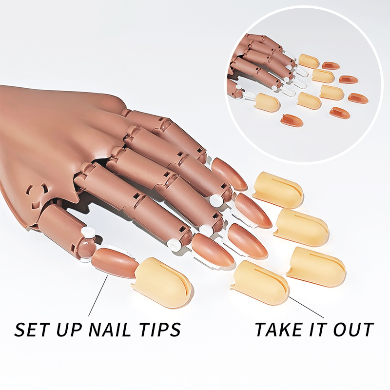 Práctica falsa de uñas, piezas - Nail Art Quotes reseña y precio