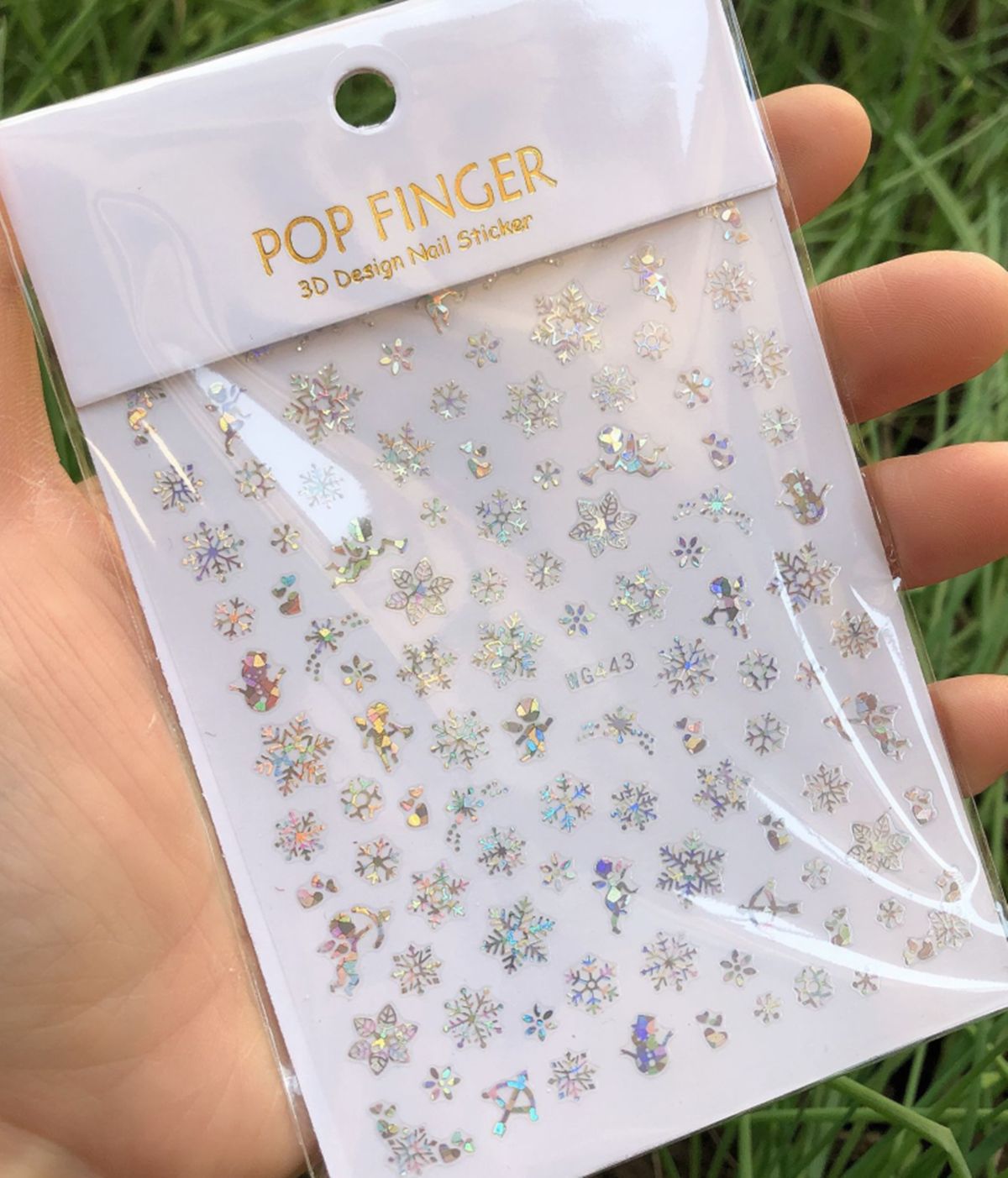 Holographics-copos de nieve de - Nail Art Xmas Design reseña y precio