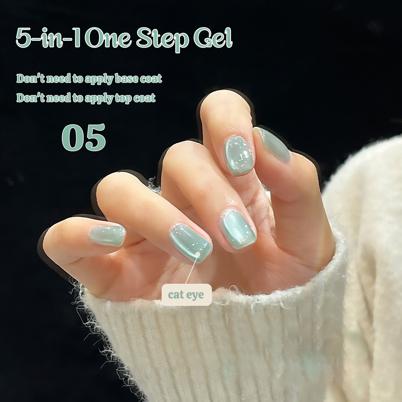 1 unidad TC Nuevo Esmalte de U - Nail Art Cat Eye Pink reseña y precio
