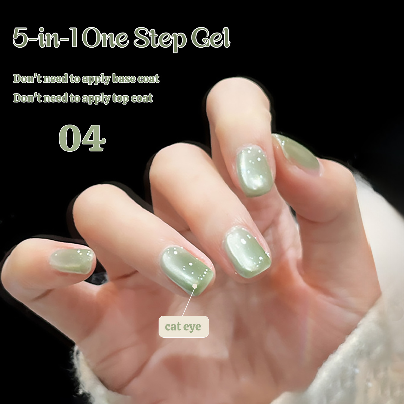 1 unidad TC Nuevo Esmalte de U - Nail Art Cat Eye Pink reseña y precio